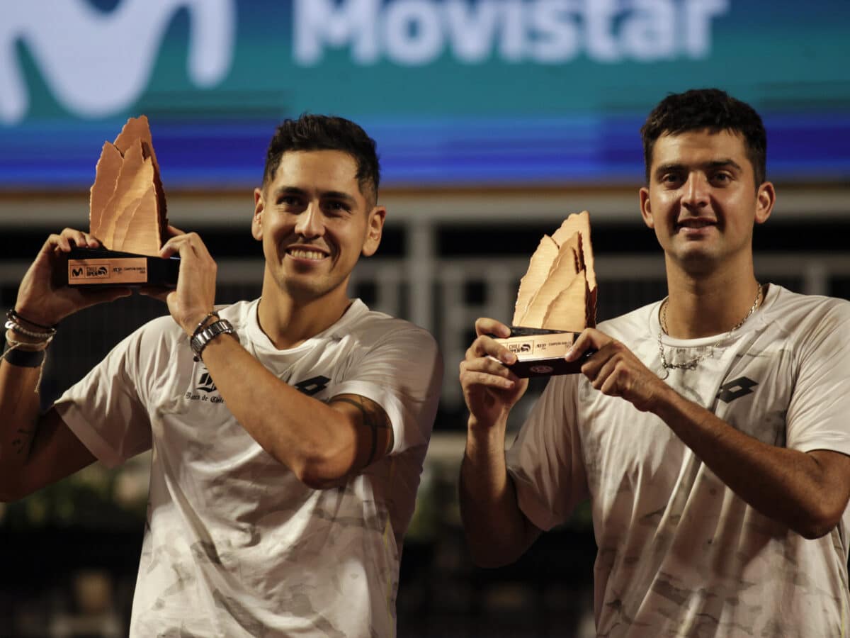 Tabilo y Barrios estuvieron implacables en la final del dobles del Chile Open