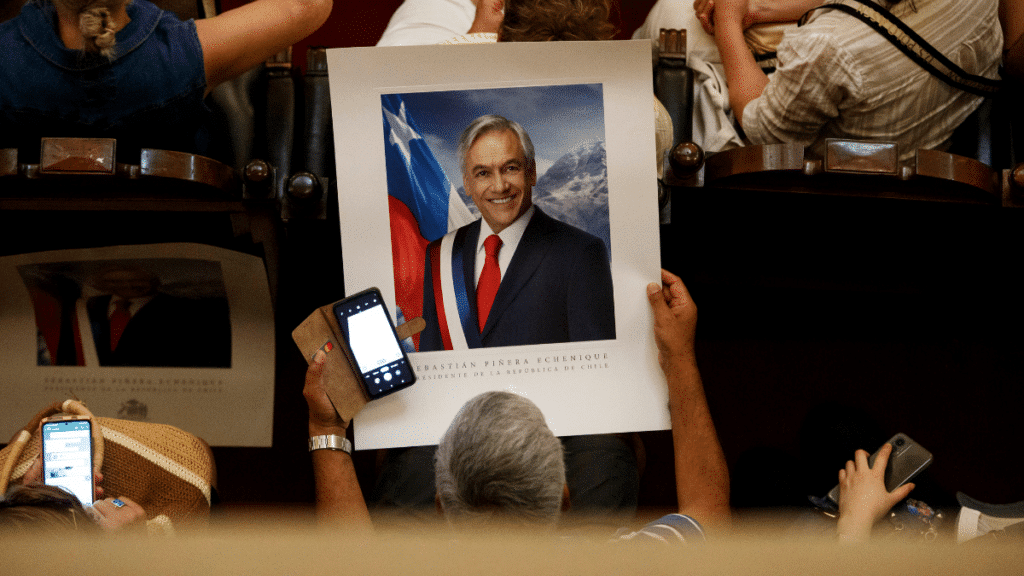 Homenaje a expresidente Sebastián Piñera.