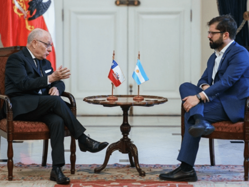 Presidente Boric recibe cartas credenciales de nuevos embajadores, entre ellos el argentino Jorge Faurie