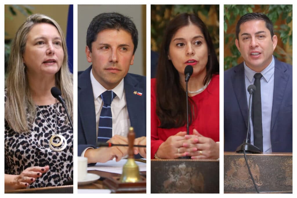Diputados de oposición / Catalina del Real, Mauro González, Karen Medina, Jorge Durán