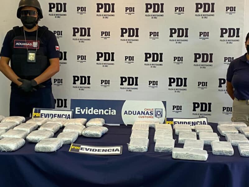 PDI Arica detuvo a un imputado intentando ingresar droga al país