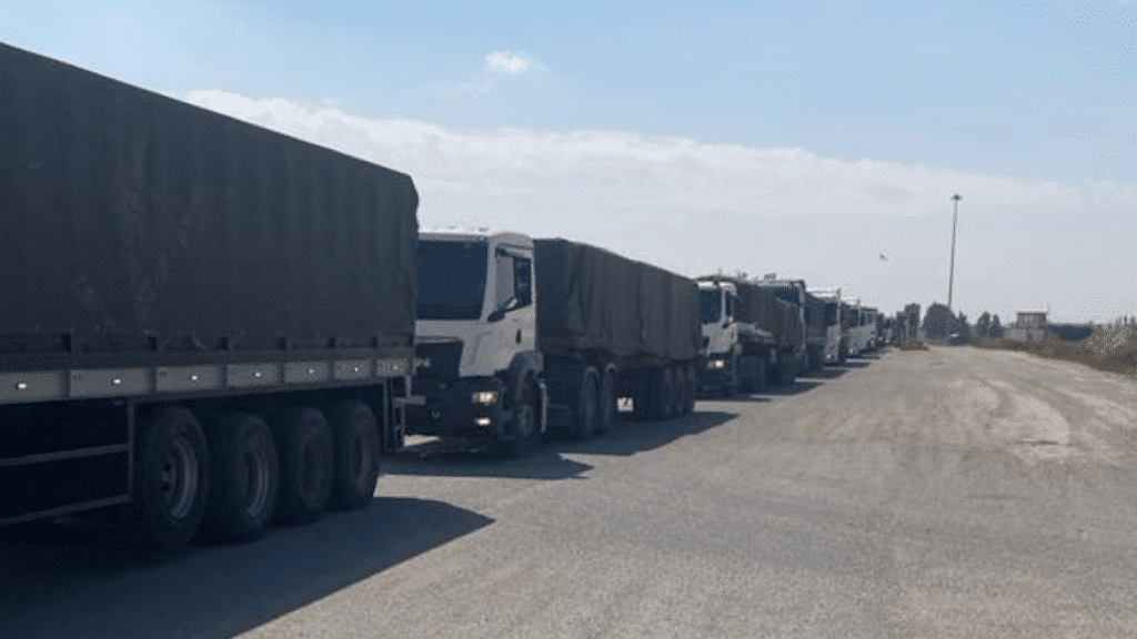 Israel dice que "este es el mayor número de camiones de ayuda que ingresaron a Gaza".
