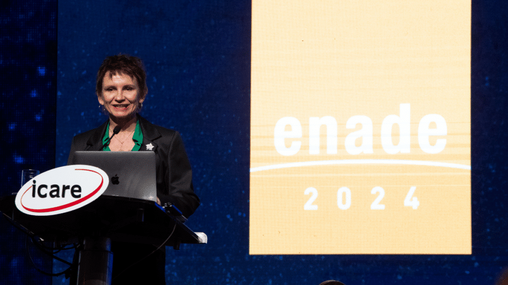 Ministra del Interior, Carolina Tohá, en Enade 2024.