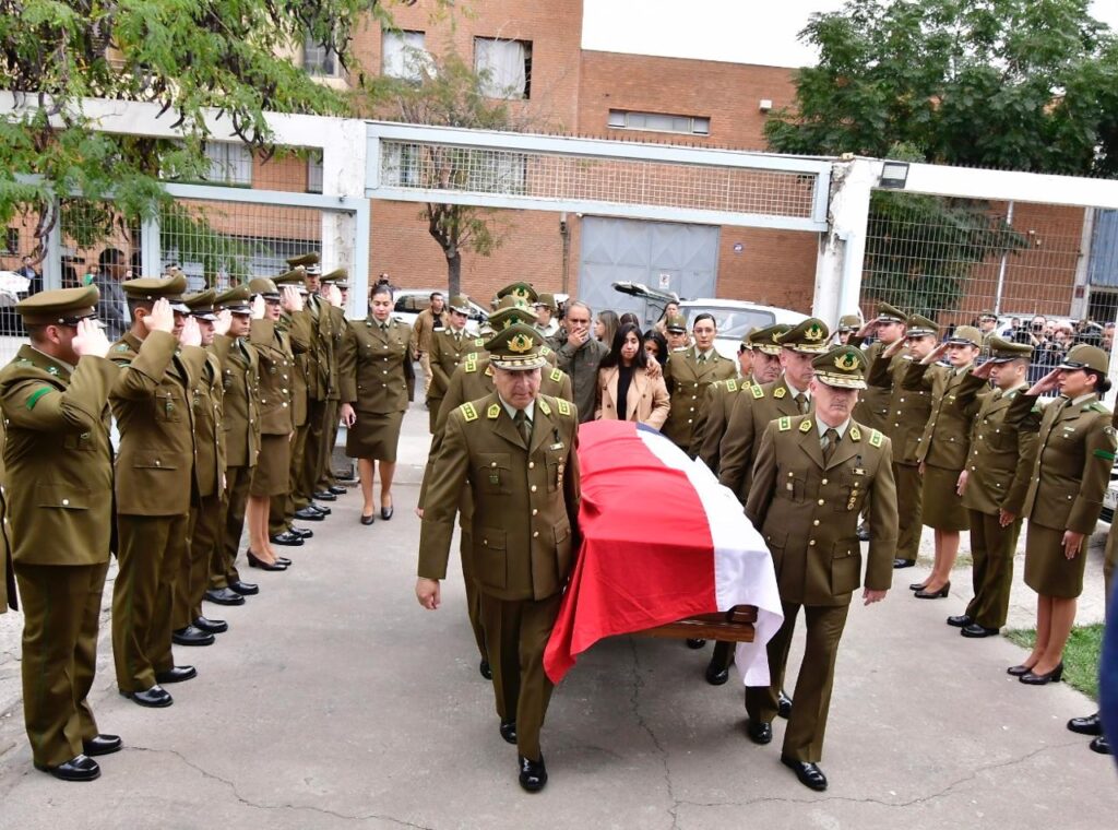 Funeral del mayor de Carabineros, Emmanuel Sánchez.