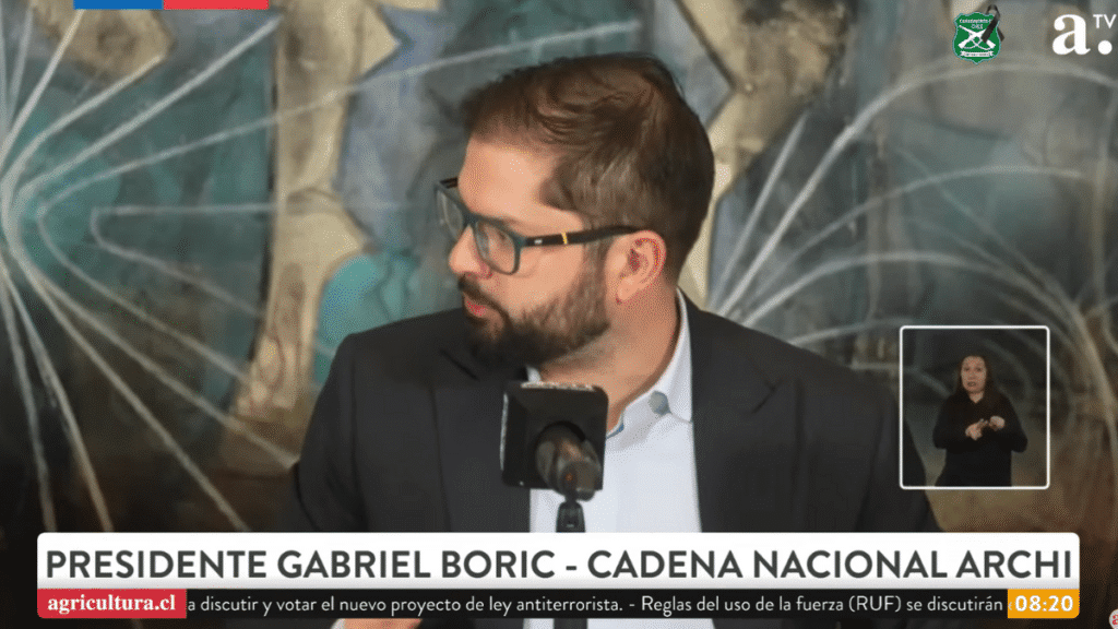 Presidente Boric reconoce "error" en indulto a Luis Castillo.