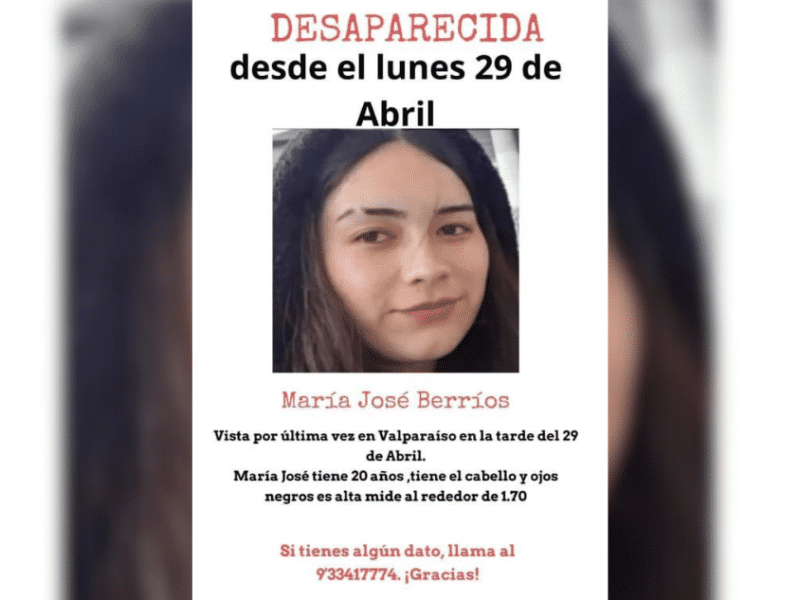 Encuentran con vida a joven desaparecida en Valparaíso: Estaba en un sitio eriazo